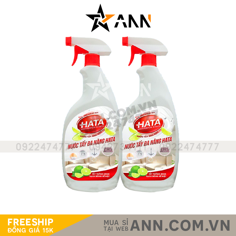 Combo 2 Chai Nước Tẩy Đa Năng Hata