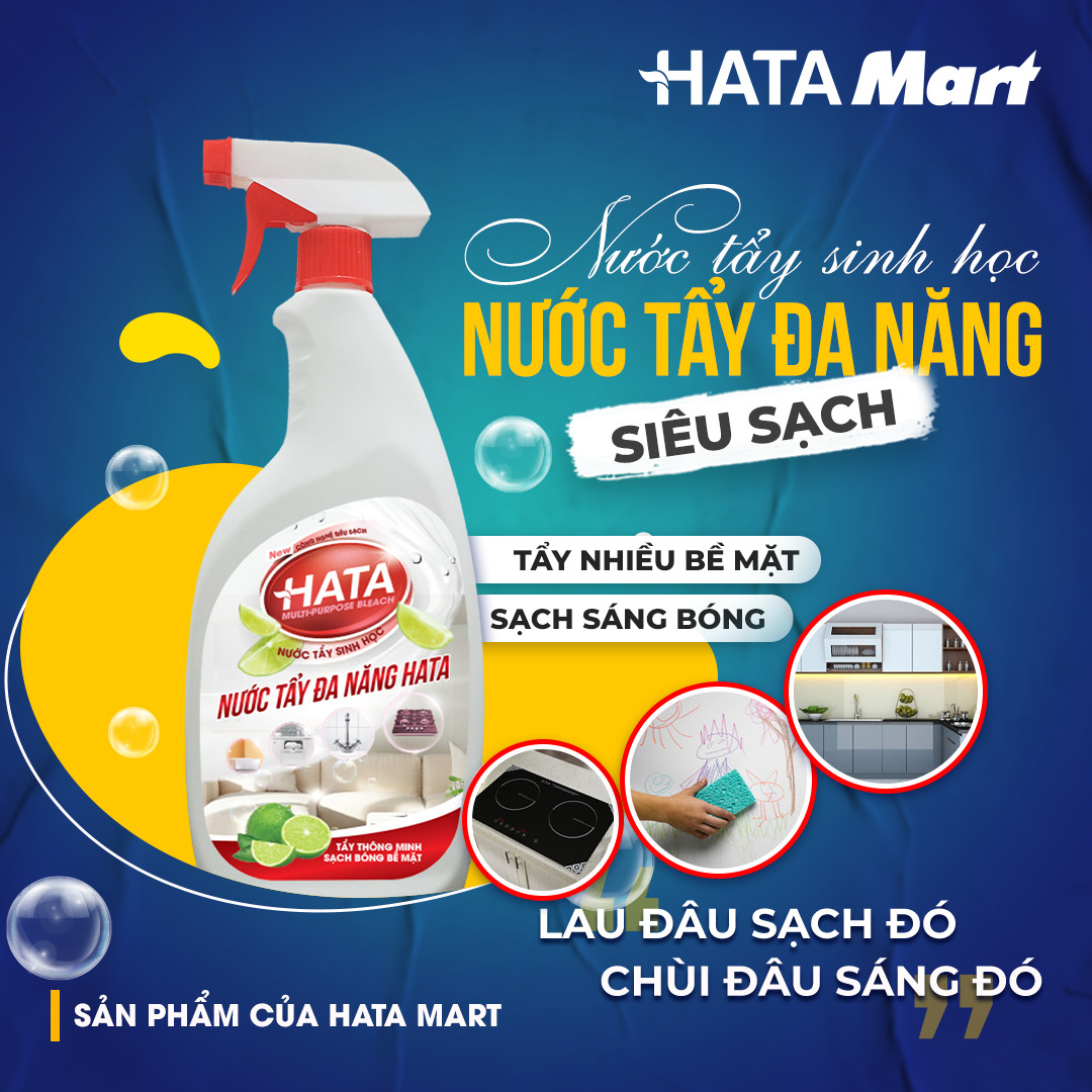 Combo 2 Chai Nước Tẩy Đa Năng Hata