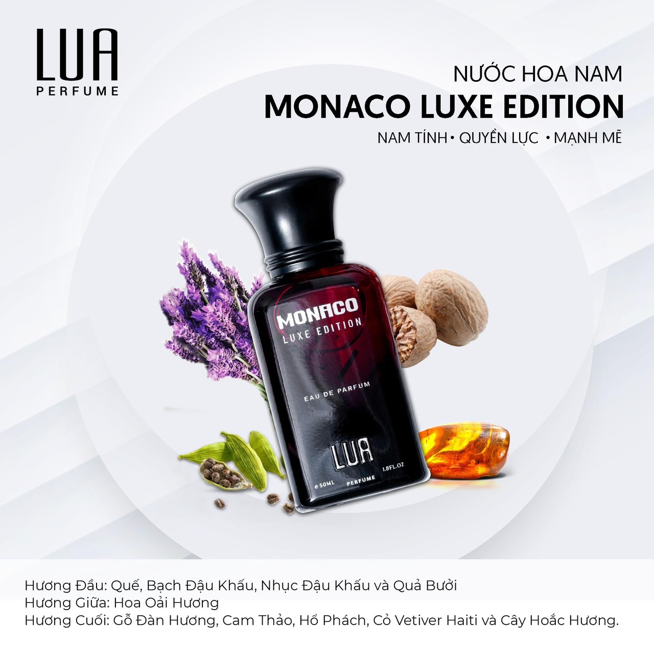 Nước Hoa Nam Monaco Luxe Edition 50ml LUA Perfume