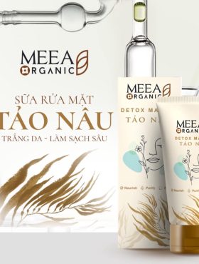 Sữa Rửa Mặt Tảo Nâu Meea Organic Detox Marine - SRMTAONAU
