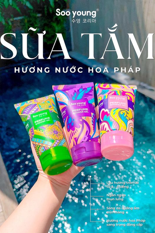 Combo 3 Chai Sữa Tắm Nước Hoa Soo Young