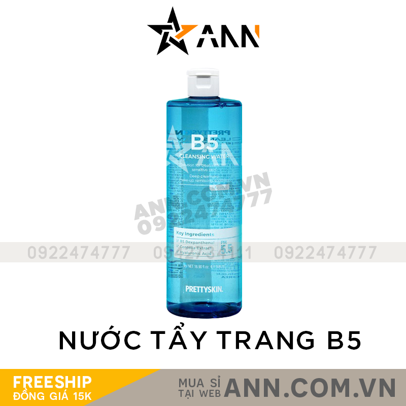 Nước Tẩy Trang B5 PrettySkin 500ml