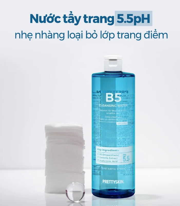 Nước Tẩy Trang B5 PrettySkin 500ml