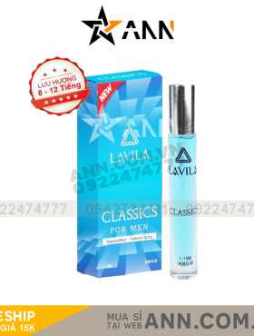 Nước Hoa Nam Lavila Classics Mini 15ml - 8936184450862