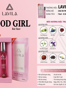Nước Hoa Nữ Lavila Good Girl Mini 15ml - 8936184450947