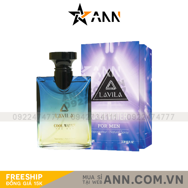 Nước Hoa Nam Lavila Cool Water 100ml