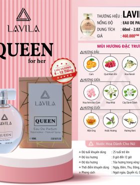 Nước Hoa Nữ Lavila Queen 60ml - 8936184450664