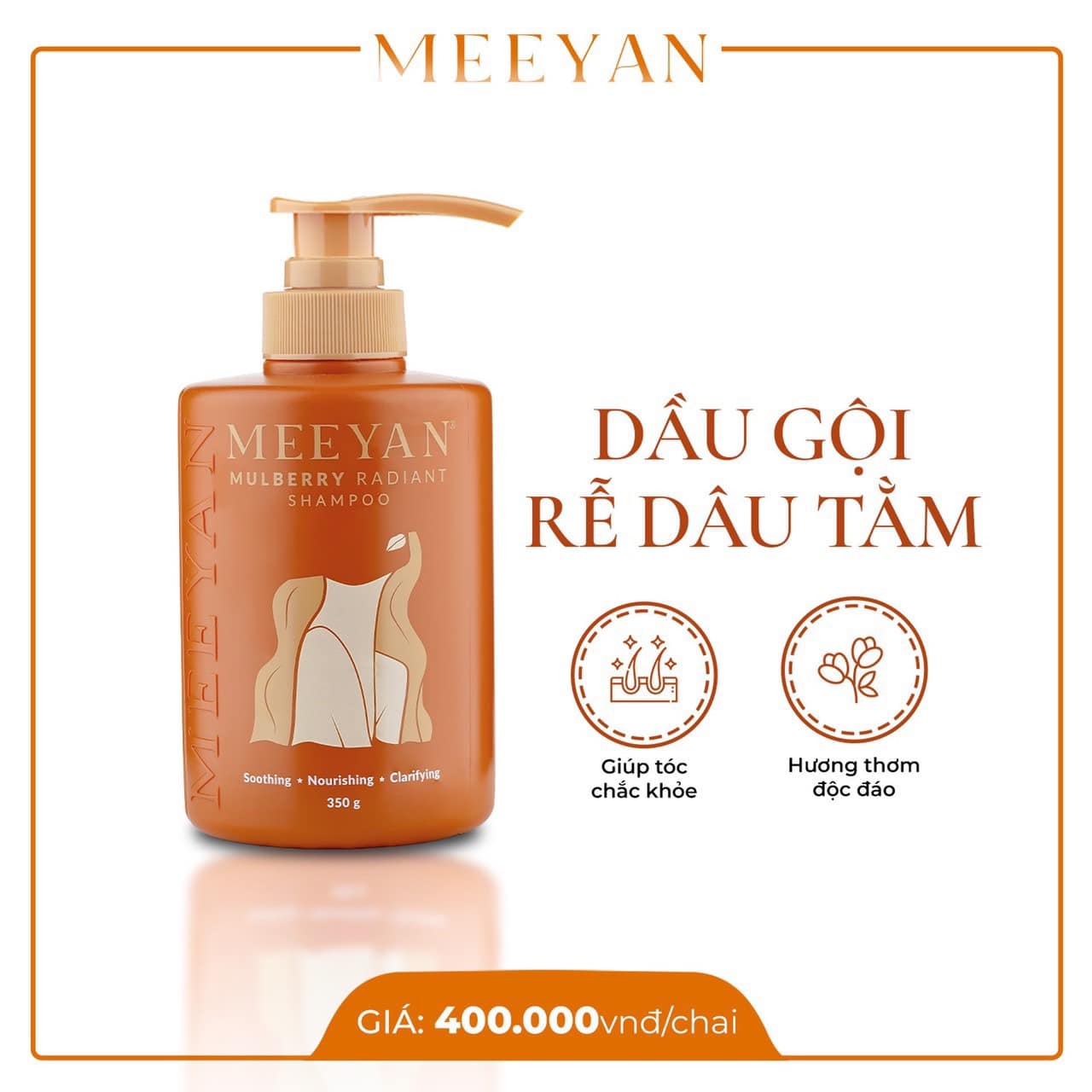 Dầu Gội Rễ Dâu Tằm MEEYAN Mulberrry Radiant Shampoo