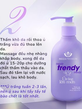 Combo Dưỡng Trắng Body Trendy Meea Organic Premium - CBBODYMEEA01
