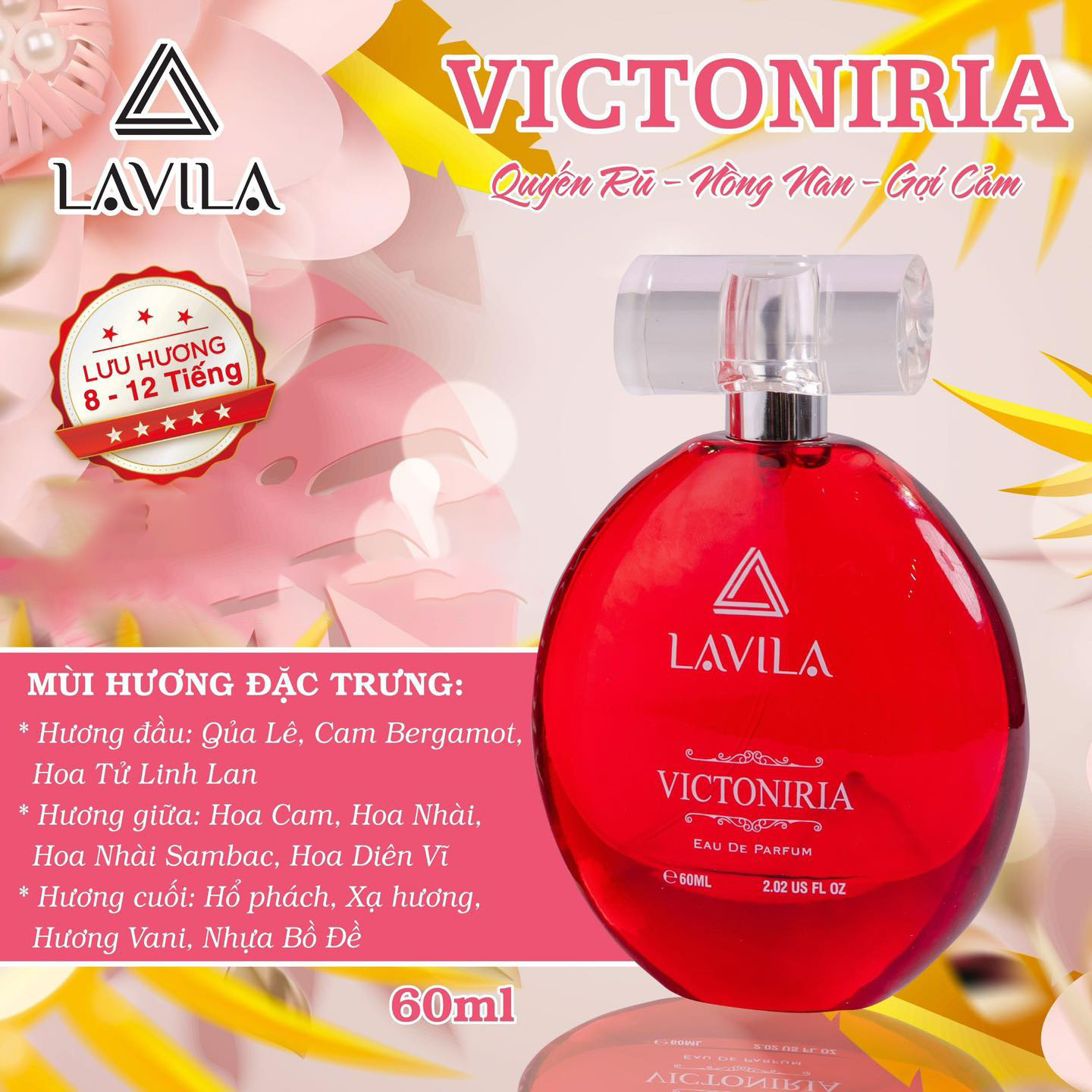 Nước Hoa Nữ Lavila Victory 60ml