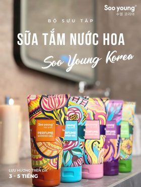 Sữa Tắm Nước Hoa Soo Young Màu Xanh Ngọc - SUATAMXANHNG