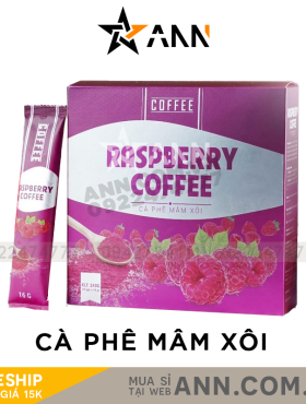 Cà Phê Mâm Xôi Giảm Cân Raspberry Coffee 15 gói - CAFFEMAMXOI