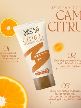 Tẩy Tế Bào Chết Face Cam Citrus Meea Organic Nouishing Scrub - 8938534672450