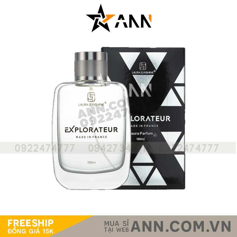 Nước Hoa Nam Laura Sunshine Explorateur 100ml