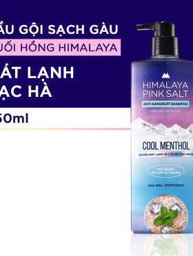 Dầu Gội Sạch Gàu Muối Hồng Himalaya Cool Menthol Hàn Quốc Loại Bỏ Dầu Thừa - 8801051311440