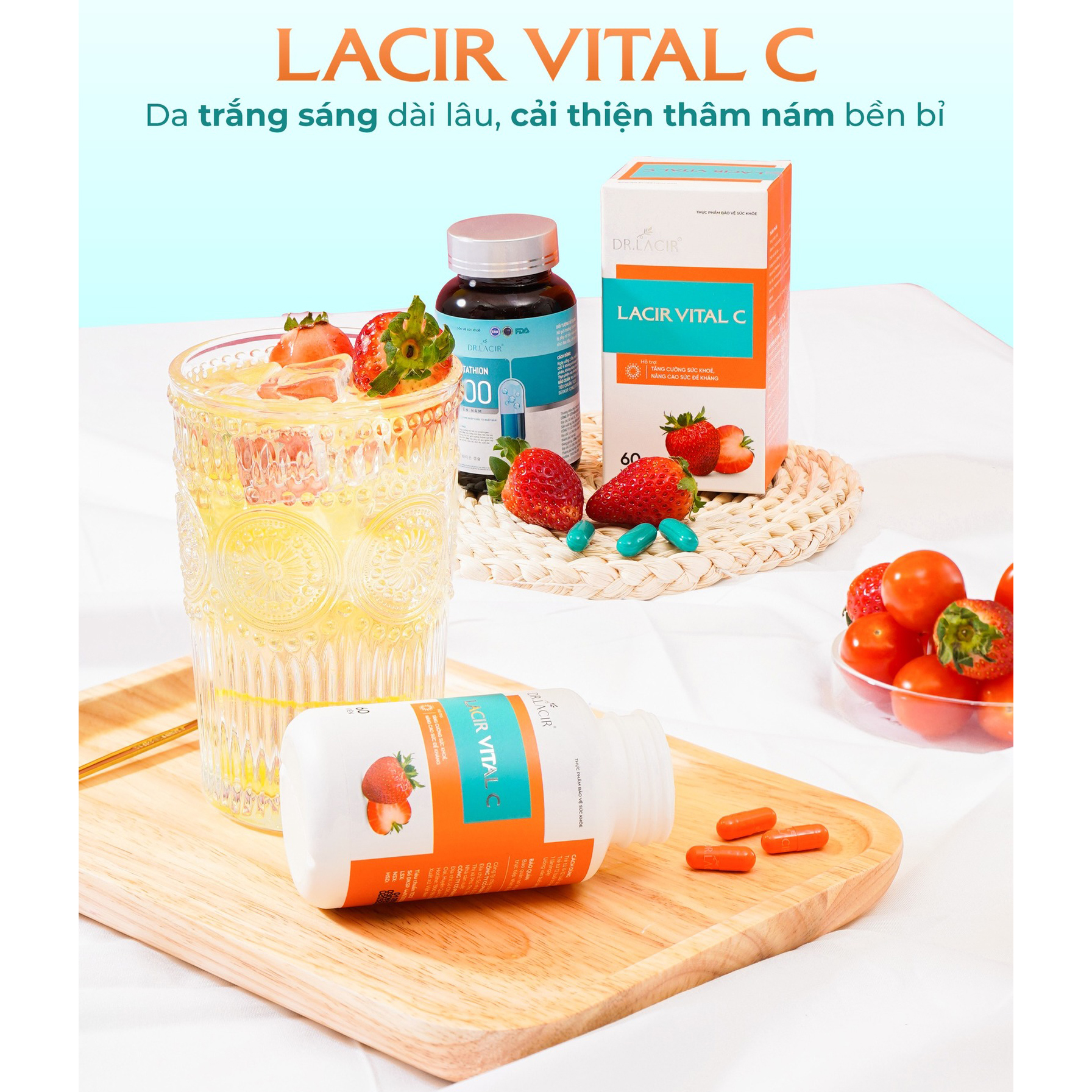 Viên Uống Vitamin Lacir Viral C Dr Lacir 60 viên