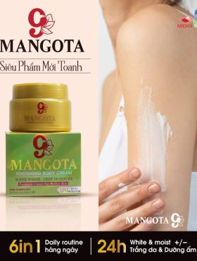 Kem Body Mangota 9 Body Cream Super White - 8936079451288