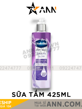 Sữa Tắm Màu Tím Vaseline Body Wash Smooth Glow 10X 425ml - 8851932459754