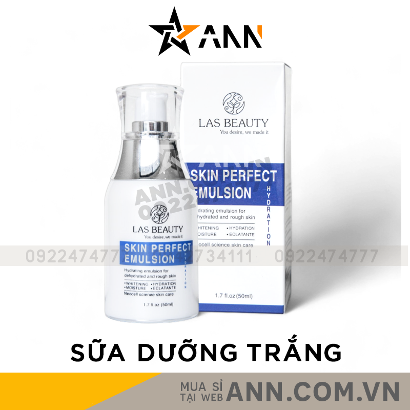 Sữa Dưỡng Rong Nho Las Beauty Skin Perfect Emulsion 50ml