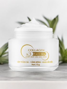 Kem Face Collagen X3 TN Ban Đêm Mỹ Phẩm Đông Anh 15g - FACEDEMX3MOI