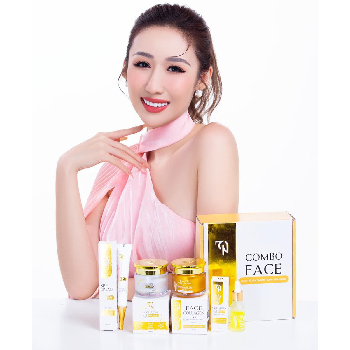 Combo Kem Face Đêm Collagen X3 TN Mỹ Phẩm Đông Anh