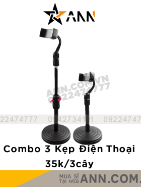 Combo 3 Kẹp Điện Thoại 2 Tầng - KEPDT01