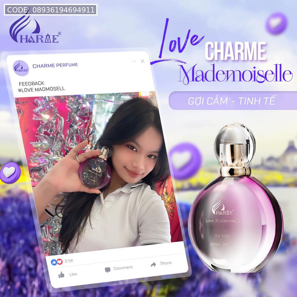 Nước Hoa Charme Love Mademoiselle 100ml Mùi Nữ