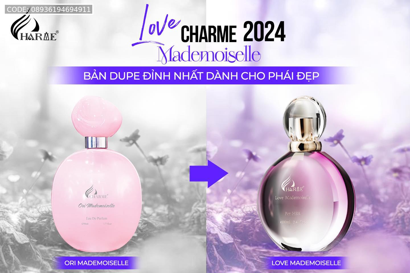 Nước Hoa Charme Love Mademoiselle 100ml Mùi Nữ