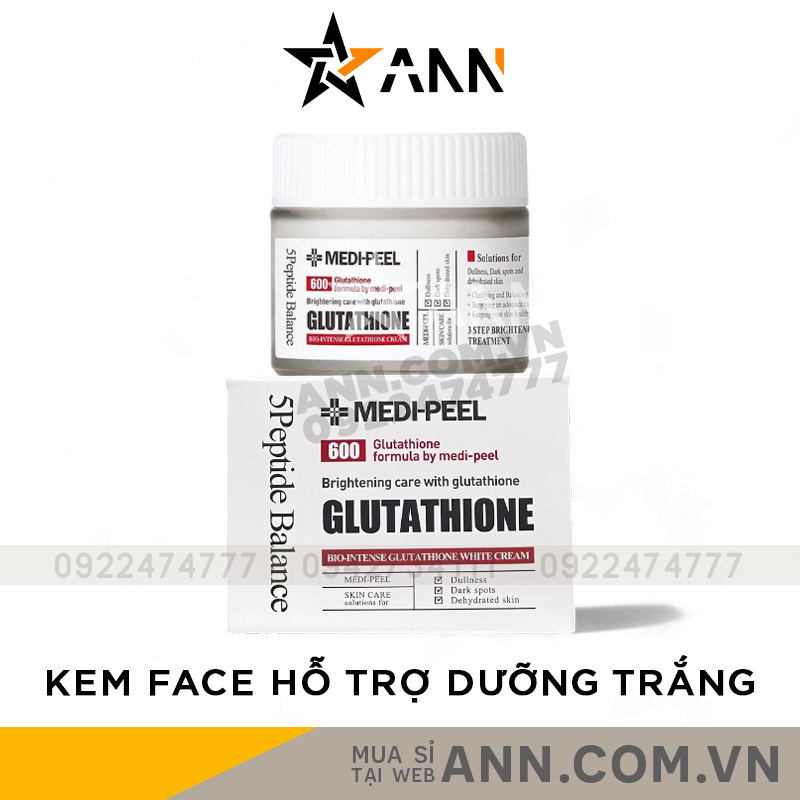 Kem Face Glutathione Medi Peel Hỗ Trợ Dưỡng Trắng Da 50g