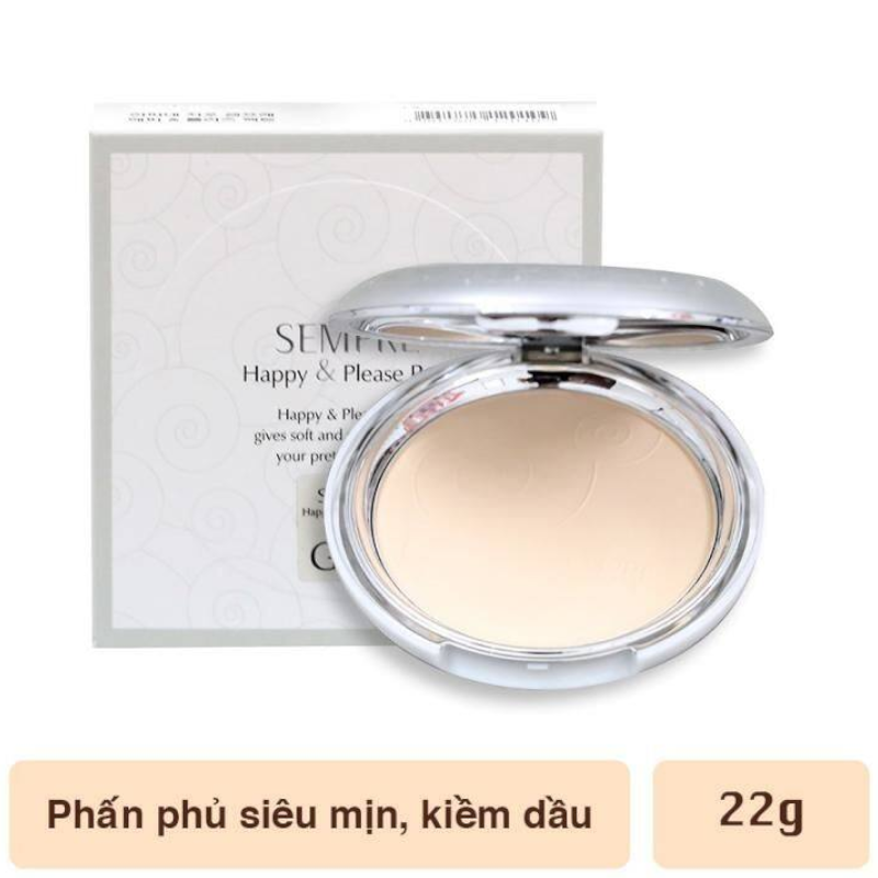 Phấn Phủ GEO Sempre Happy & Please Pact Hàn Quốc 22g (Tone 1)