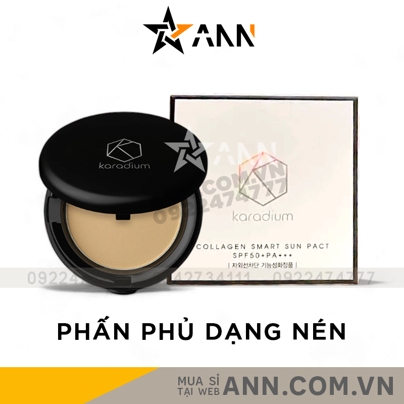 Phấn Phủ Karadium Collagen Smart Sun Pact 11g