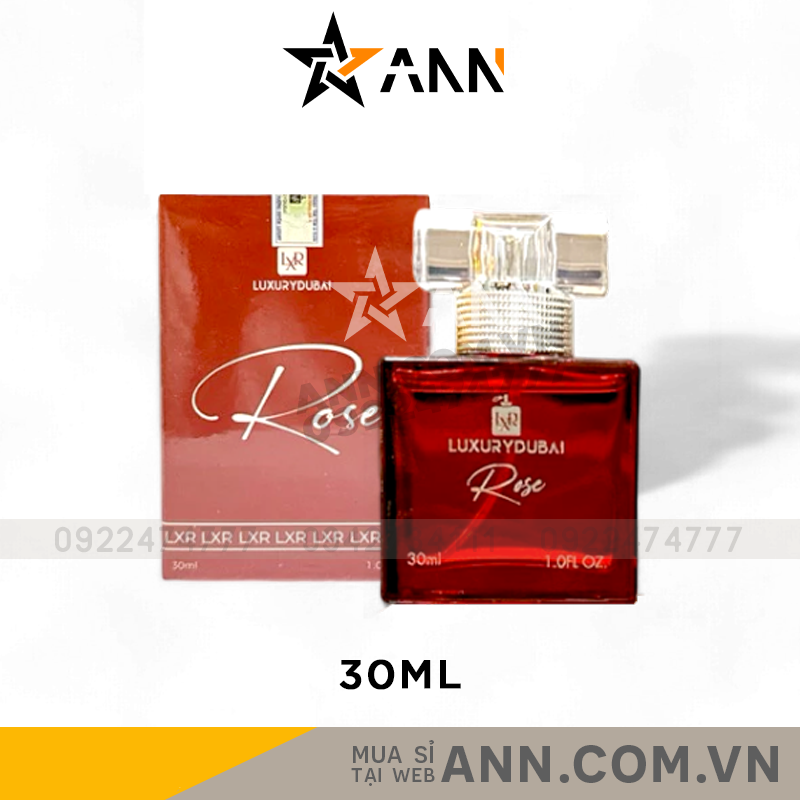 Nước Hoa Luxury Dubai Rose 30ml Mùi Nữ