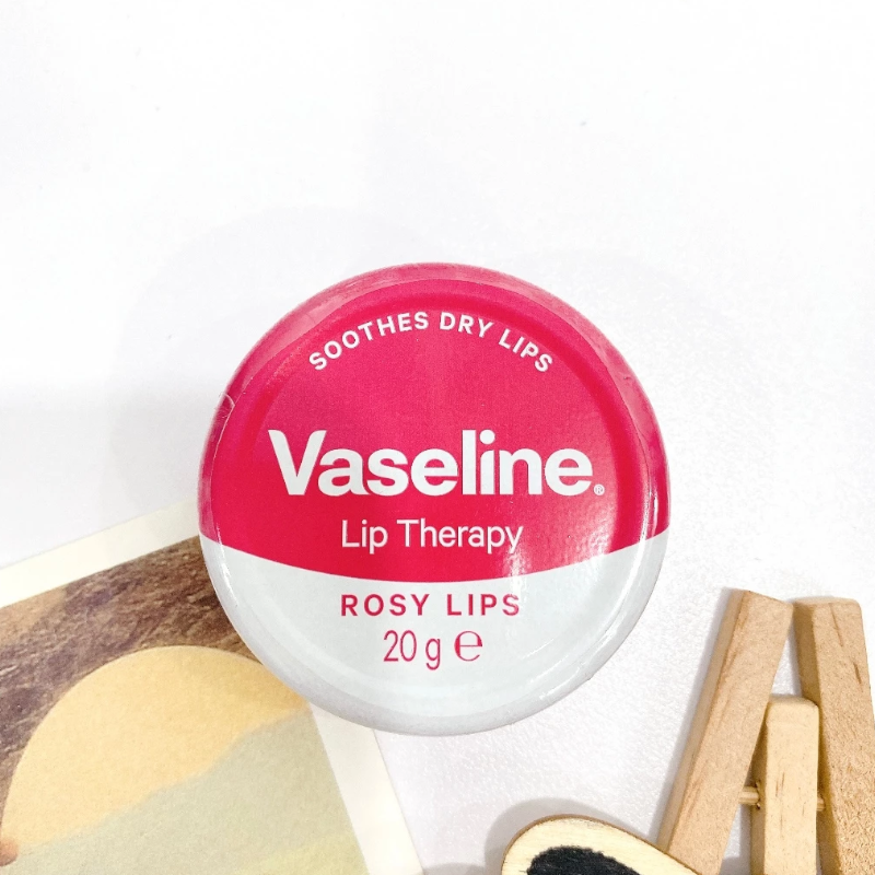 Son Dưỡng Vaseline Hộp Thiếc Màu Hồng Lip Therapy Rosy Lips 20g