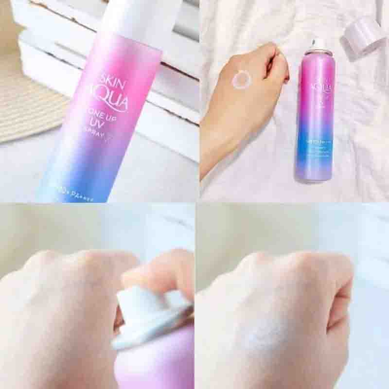 Xịt Chống Nắng Sunplay Skin Aqua Tone Up UV Spray SPF50+ PA++++ 70g