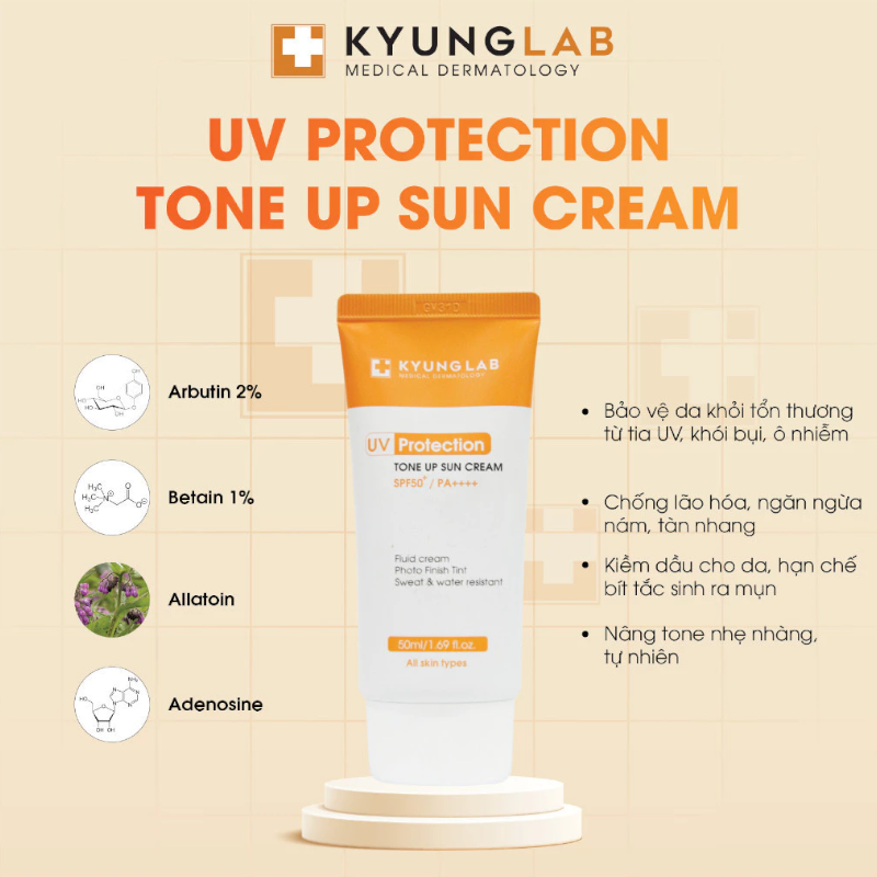 Kem Chống Nắng Nâng Tone Kyung Lab Tone Up Sun Cream SPF50+/PA++++ 50ml