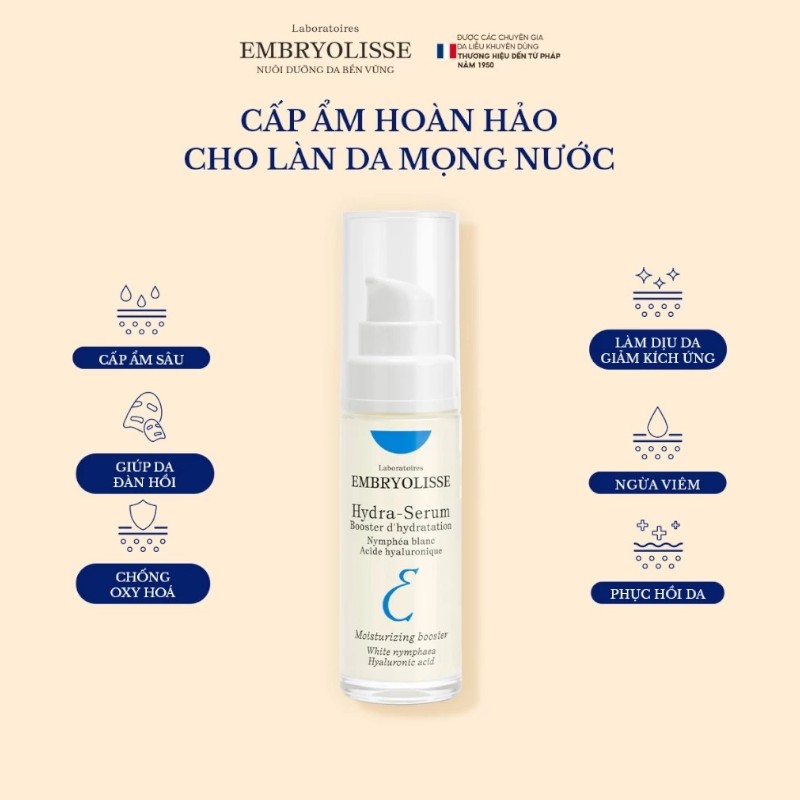 Serum Cấp Ẩm Đa Tầng Embryolisse Hydra-Serum 30ml