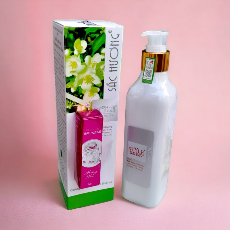 Kem Body Sắc Hương Plus Style Skin Body Giúp Cấp Ẩm Trắng Da 250ml