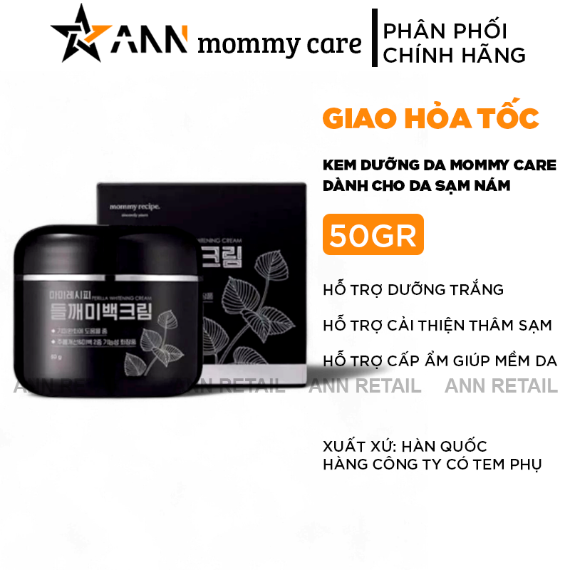 Kem Face Mommy Care Perilla Whitening Cream Plus Giảm Nám Trắng Da Hũ Nhỏ 50g