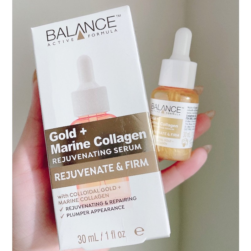 Serum Balance Active Formula Gold Collagen Rejuvenate & Firm 30ml Giúp Chống Lão Hóa Da