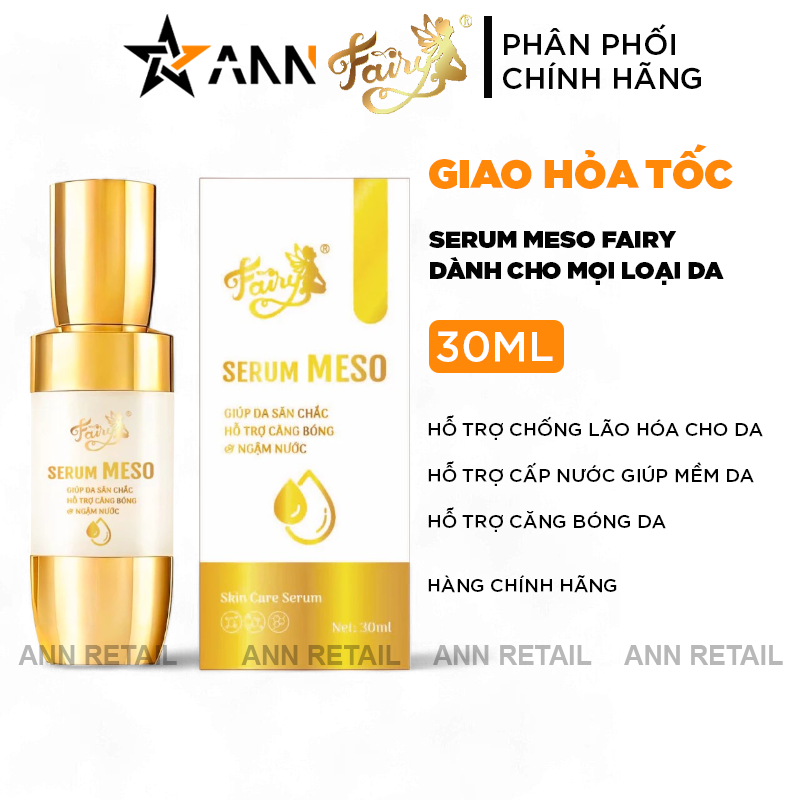 Serum Meso Fairy Giúp Dưỡng Trắng & Căng Bóng Da 30ml