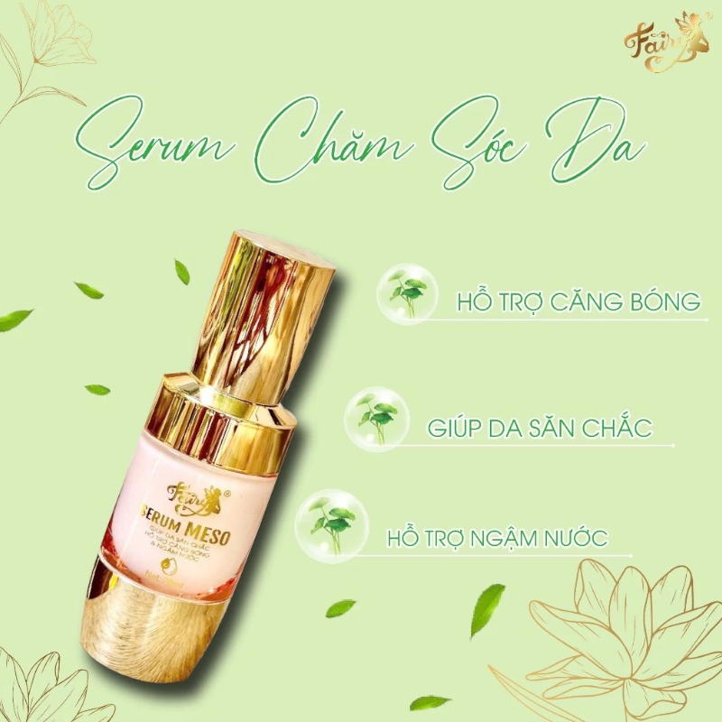 Serum Meso Fairy Giúp Dưỡng Trắng & Căng Bóng Da 30ml