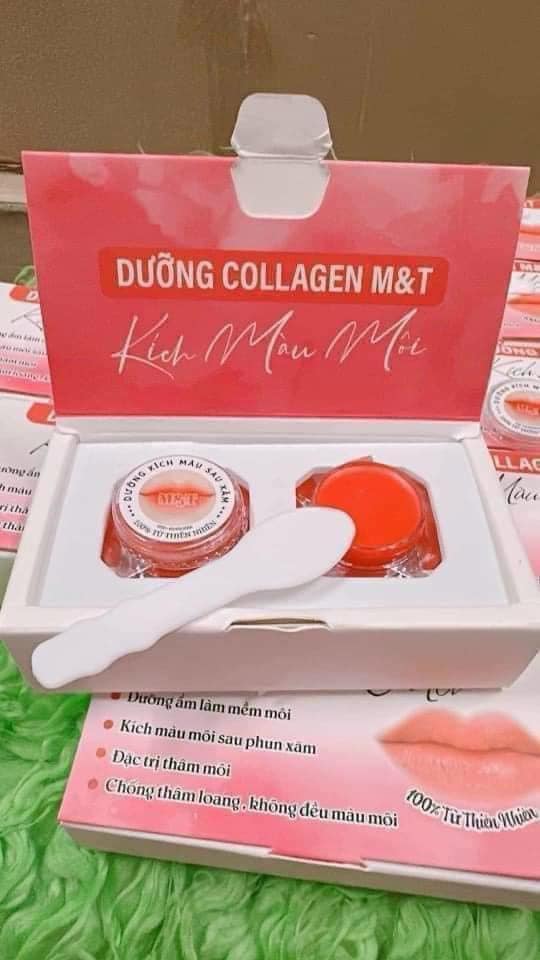 Kích màu môi colagen M&T  dưỡng môi collagen kích màu môi