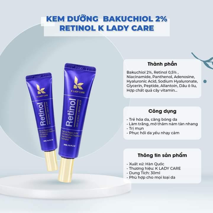 Kem Tái Tạo Da Retinol K Lady Care