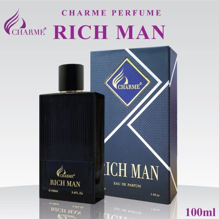 Nước hoa charme Rich Man có hương thơm rất dễ dàng nhận biết
