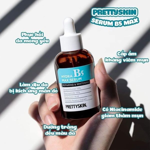 Serum B5 Phục Hồi Da PrettySkin  cấp nước  dưỡng ẩm  phục hồi da vô cùng hiệu quả