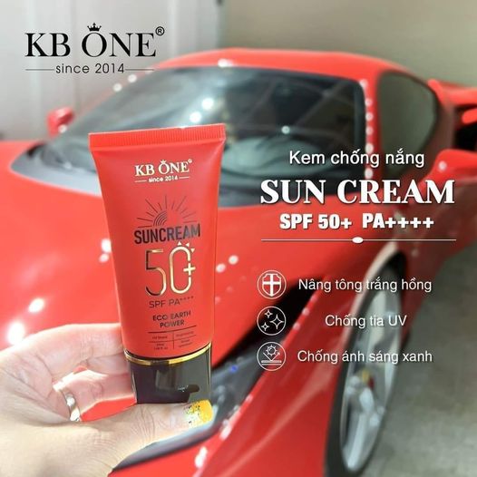 Kem Chống Nắng KB One Mẫu Mới Chính Hãng  Chống Nắng Nâng Tone Da 50ml