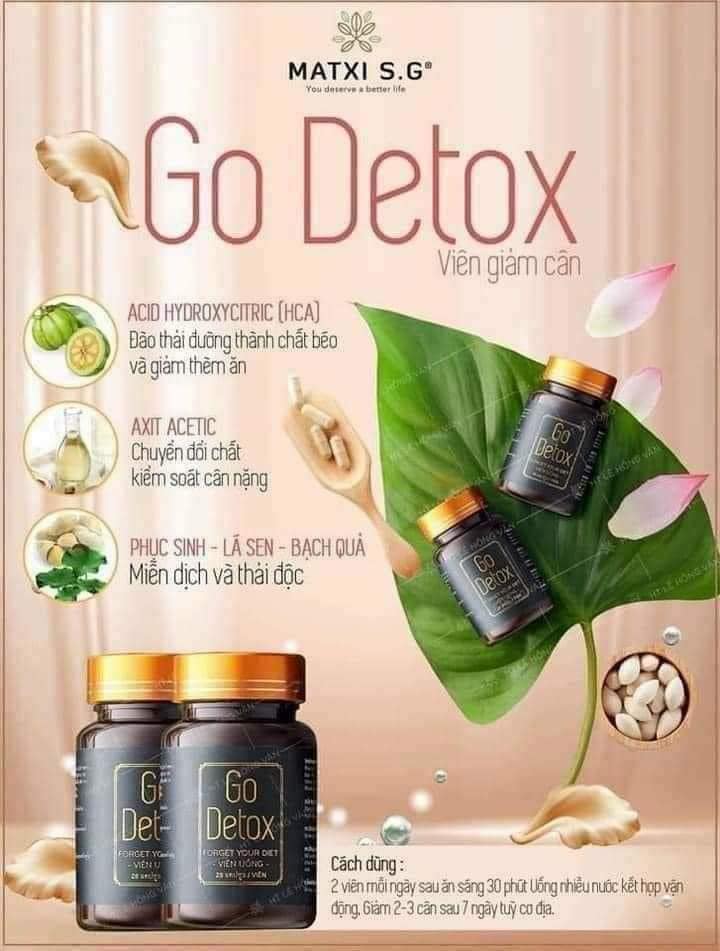 Giảm Cân Go Detox giảm cân đẹp da