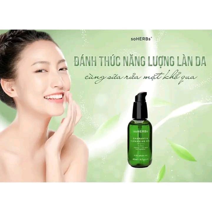 Sữa Rửa Mặt Khổ Qua Soherbs Charantia Cleansing Gel