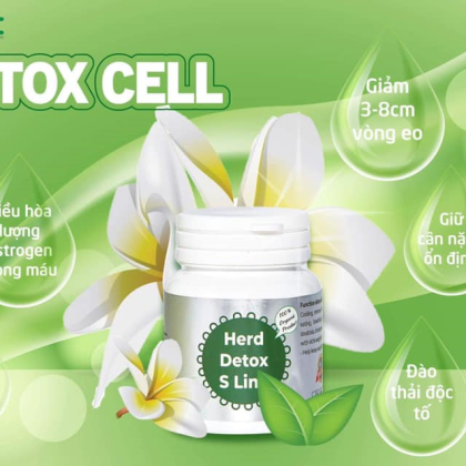 Viên Xơ Detox Cell Thảo Mộc Thiên Nhiên Herb Detox S Line VIC