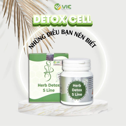 Viên Xơ Detox Cell Thảo Mộc Thiên Nhiên Herb Detox S Line VIC